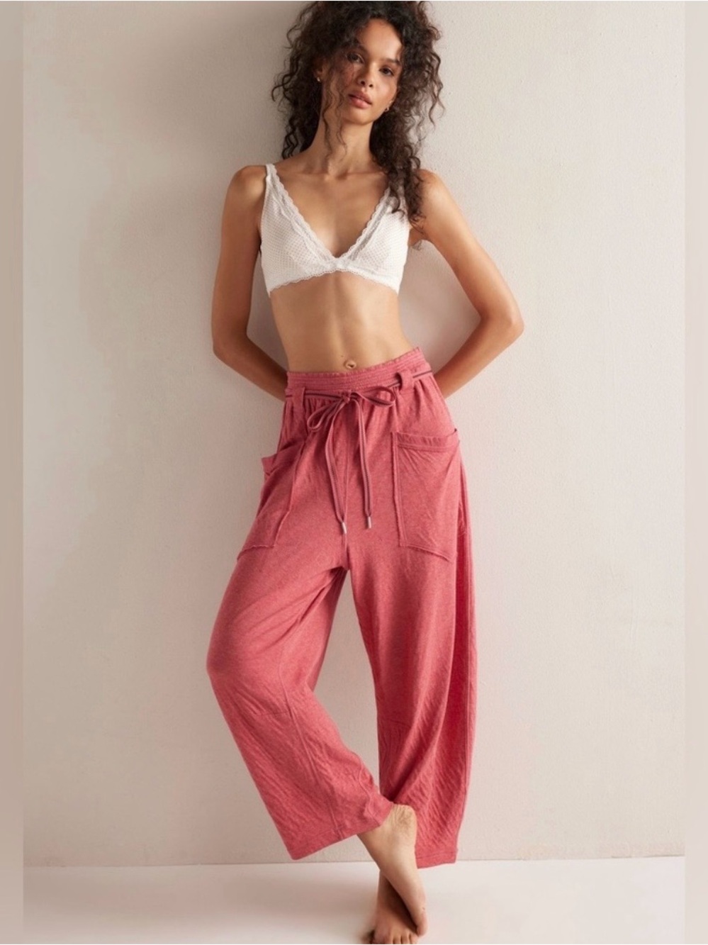 NWOT! FP Free People Wait A Minute Barrel Pants Sz XS